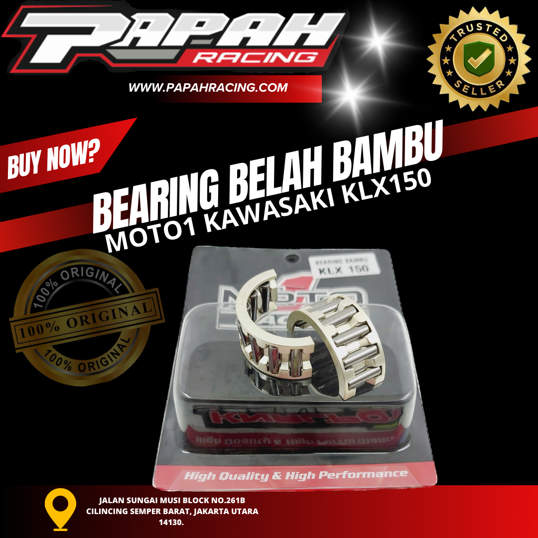 BEARING BELAH BAMBU MOTO1 KAWASAKI KLX150